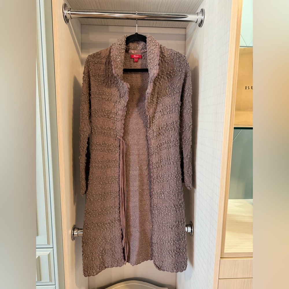 Monsoon Taupe Knit Cardigan